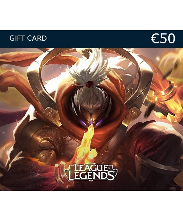 League of Legends €50 Prepaid RP Card EUW & EUNE Key EUROPE